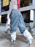 "READY FEST" LUX denim pants P7902 - blue